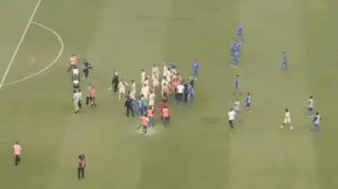 La pelea entre Guillermo Allison y Nicolás Castillo al final de Cruz Azul vs América