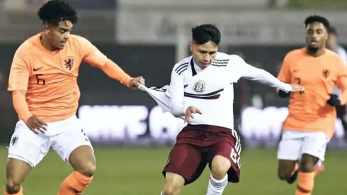 Domínguez fue titular en la derrota de México Sub 20 ante Italia