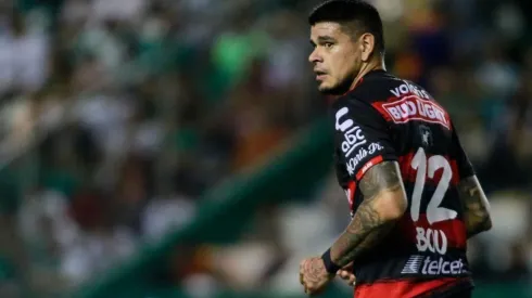 Gustavo Bou en el partido de Tijuana ante León.