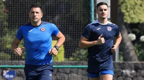Stephen Eustáquio entrenando en La Noria.