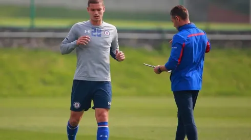 Martín Zúñiga en la pretemporada de Cruz Azul.