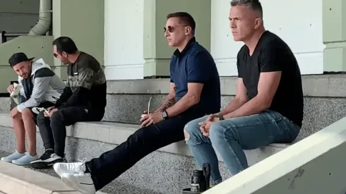 El invitado de honor en la práctica de hoy de Cruz Azul en La Noria