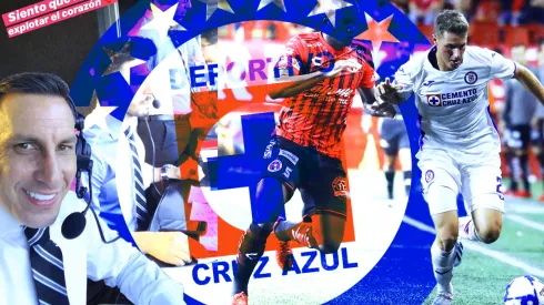 Chaco como comentarista de Fox fue testigo del debut de su hijo en Primera División con Cruz Azul.