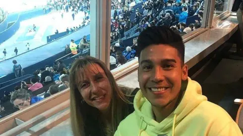 Guillermo Fernández, de visita en su anterior club