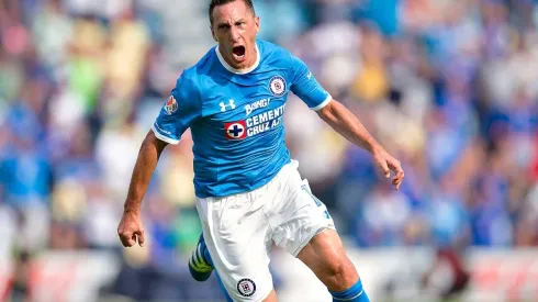 Christian Giménez en su paso por Cruz Azul.
