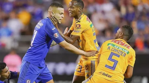 Video: Enorme bronca entre Cruz Azul y Tigres en plena final de Leagues Cup