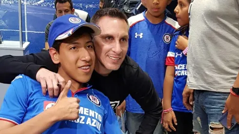Arturo compartió con su ídolo Chaco Giménez