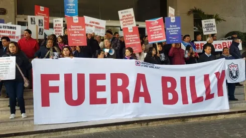 Cooperativistas se manifiestan contra la 'Ley Billy' en Cruz Azul