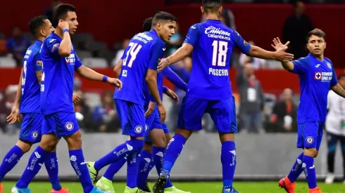 Celebración del cuarto tanto ante el Portmore