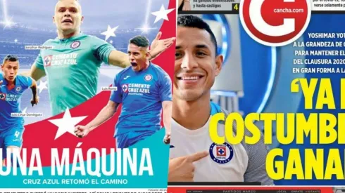 Cruz Azul y su liderato en Liga MX siguen tomándose las portadas