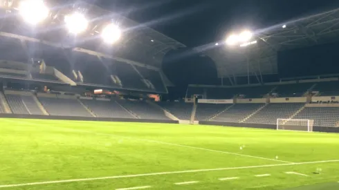 Fachada del Banc of California Stadium