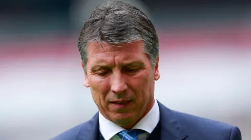 El técnico uruguayo en el encuentro ante Xolos de la jornada 9 del Clausura 2020