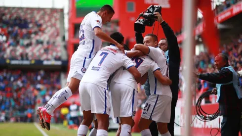 El equipo celebra un tanto ante el Toluca en el Clausura 2020 de la Liga MX