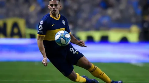 Marcone en un partido entre Boca Juniors vs. Aldosivi de la SuperLiga argentina