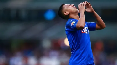 Hernández en el duelo entre Cruz Azul vs. Tijuana en el Clausura 2020 de la Liga MX