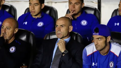 Paco Jémez en el partido entre Cruz Azul vs. Querétaro del Apertura 2017