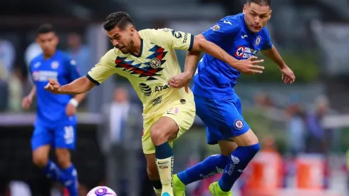 Pablo Aguilar en el Clásico Joven del torneo Apertura 2019