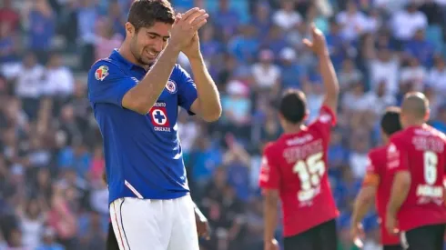 Pereira en su etapa con Cruz Azul