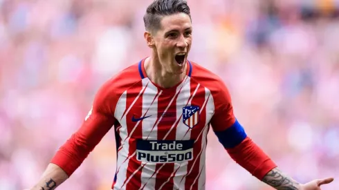 Fernando Torres en su etapa con el Atlético de Madrid
