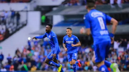 Jonathan Borja celebrando un tanto ante el Portmore United en la Concachampions