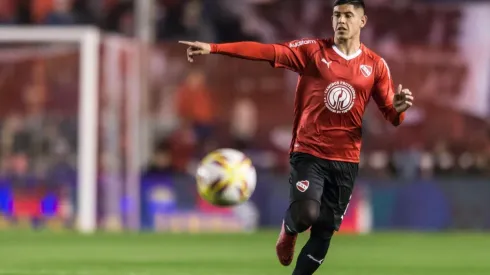 Alan Franco en un partido de la Superliga argentina