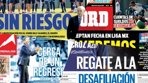 Cruz Azul y su caso judicial se toman las portadas en México este sábado