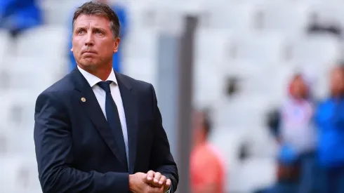 Siboldi en un partido del Clausura 2020