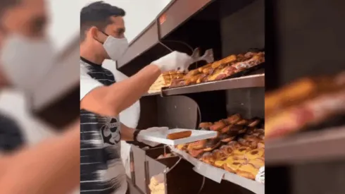 Marcone en la panadería