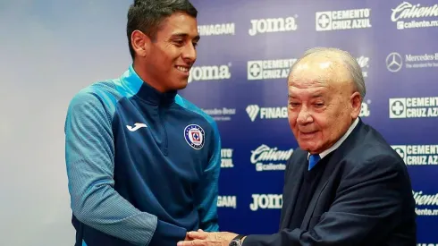 Billy Álvarez en la presentación de Rafael Romo