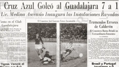 Diario de la época que reflejó el resultado