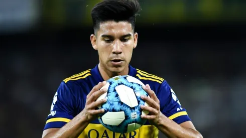 Pol Fernández en un partido ante Racing de Avellaneda