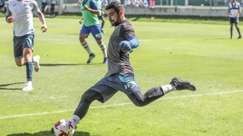 Andrés Gudiño en el entrenamiento