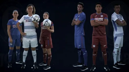 Presentación de los uniformes de Cruz Azul