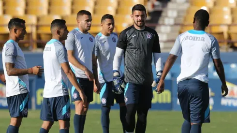 Andrés Gudiño en un entrenamiento