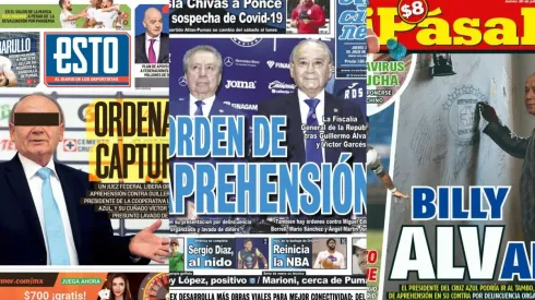 Billy y su orden de aprehensión se llevan las portadas de hoy