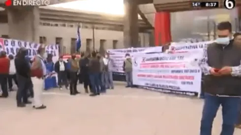 Así estuvo la sede del Poder Judicial.