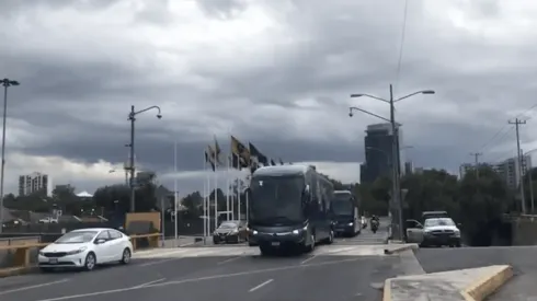 Cruz Azul llegó a CU para enfrentar a León con distancia social