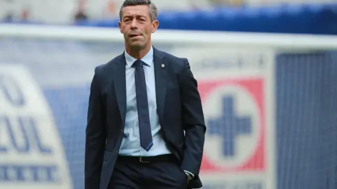 Caixinha en su etapa como DT de Cruz Azul