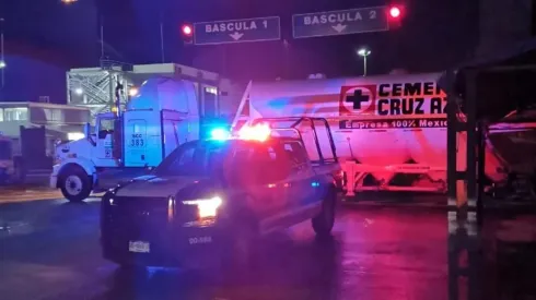 Fuertes disturbios en la Cooperativa Cruz Azul.