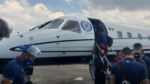 Avión privado de Cruz Azul