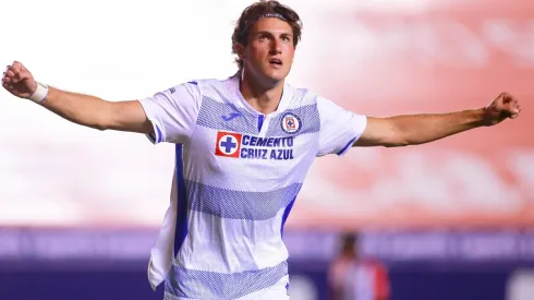 Santiago Giménez anotó un gol en Atlético de San Luis vs Cruz Azul.