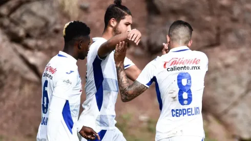 Borja y Ceppelini con la sub-20