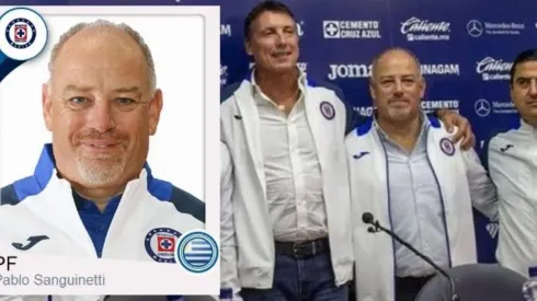 Pablo Sanguinetti (cuarto de izquierda a derecha) se fue de Cruz Azul en julio.