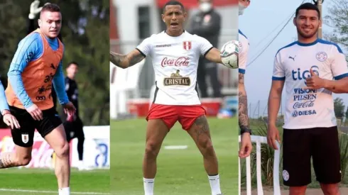 Rodríguez, Yotún y Escobar en selección.