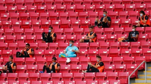Cruz Azul en el duelo ante Chivas
