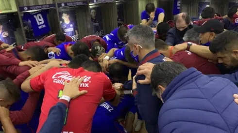 La plantilla de la Máquina antes de la caída vs Pumas.