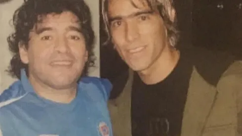 Maradona lució el jersey de Cruz Azul varias veces.