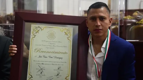 Domínguez fue destacado por el Congreso.