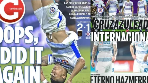 Las portadas destacaron el fracaso de Cruz Azul.