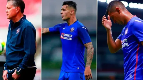 Peláez durante su etapa en Cruz Azul